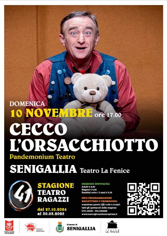 locandina  Spettacolo teatrale CECCO L’ORSACCHIOTTO